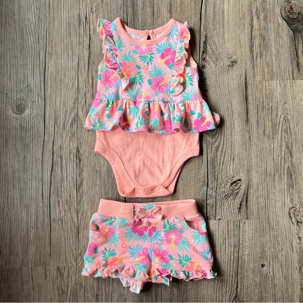 Garanimals | Baby Girl Tropical Outfit - Picture 2 of 12